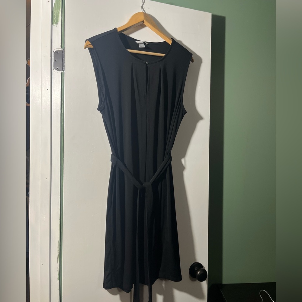 H&M Black Midi Dress